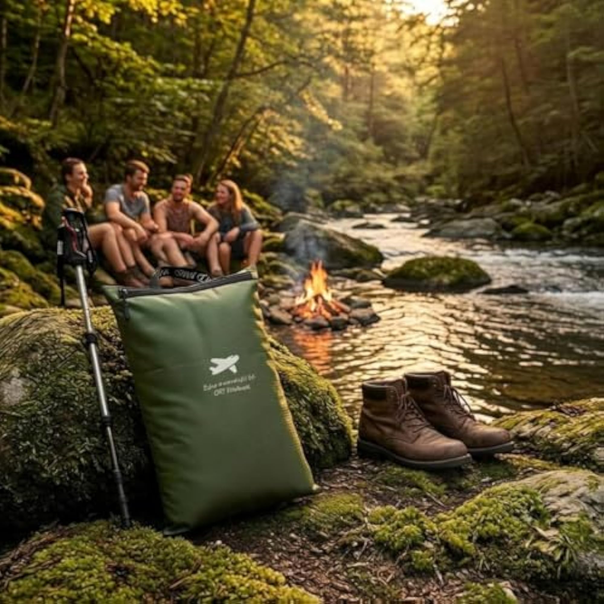 Waterproof Roll-Top Storage Bag with Carry Handle